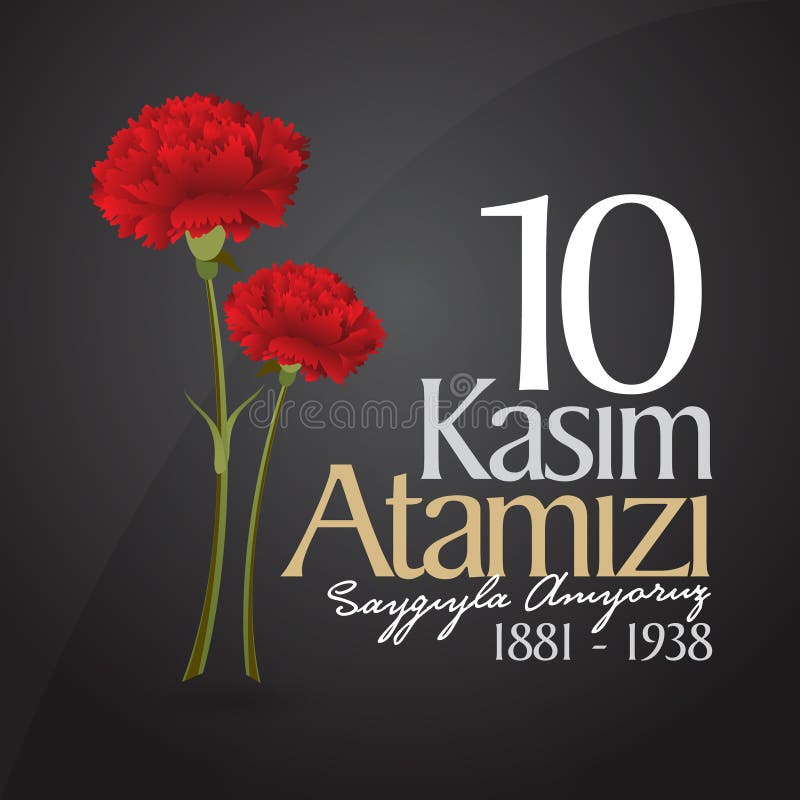 10-ое ноября, годовщина дня смерти Mustafa Kemal Ataturk День памяти погибших в войнах Ataturk Дизайн афиши иллюстрация штока 10-ое ноября, годовщина дня смерти Mustafa Kemal Ataturk День памяти погибших в войнах Ataturk Дизайн афиши иллюстрация штока