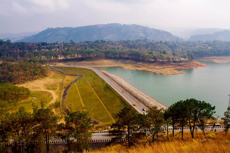 Озеро Umiam, Shillong стоковое фото rf Озеро Umiam, Shillong стоковое фото rf