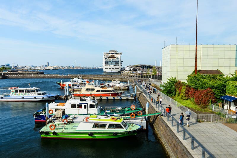 док Minato Mirai, Иокогама стоковые изображения rf док Minato Mirai, Иокогама стоковые изображения rf