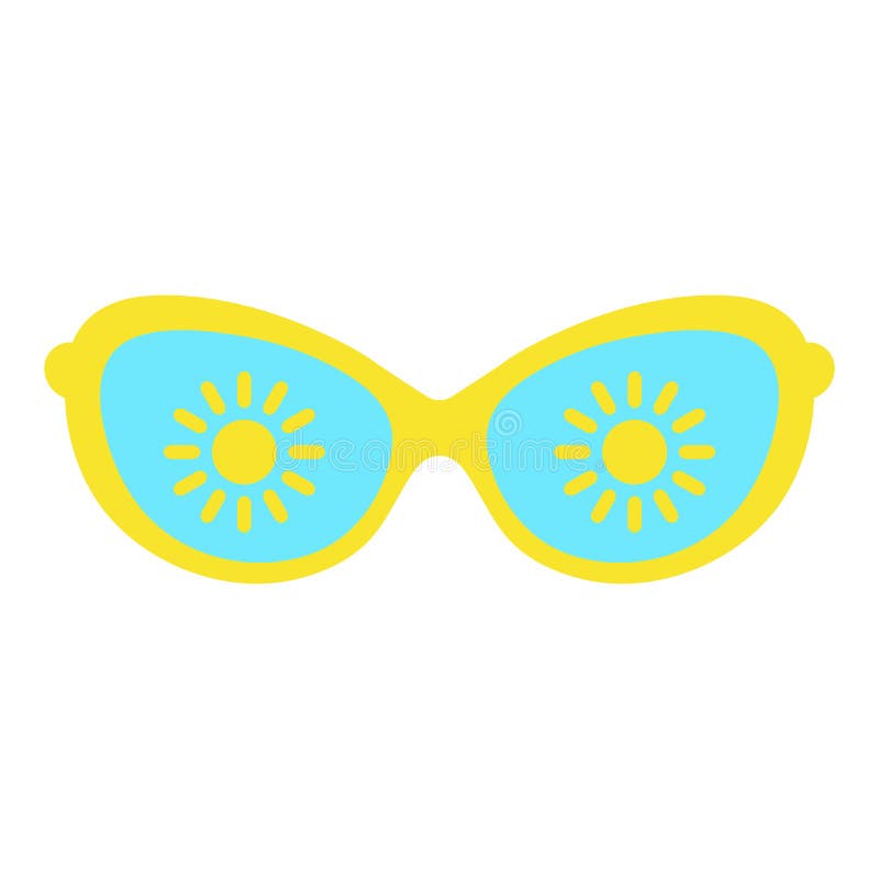 Women`s glasses, women`s accessory. Summer season, sun, vacation. royalty free illustration Women`s glasses, women`s accessory. Summer season, sun, vacation. royalty free illustration