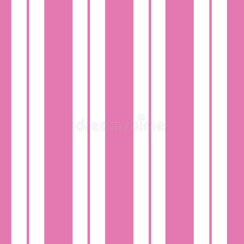 Seamless Pattern Vertical Pink Stripe Vector Illustration Stock Vector