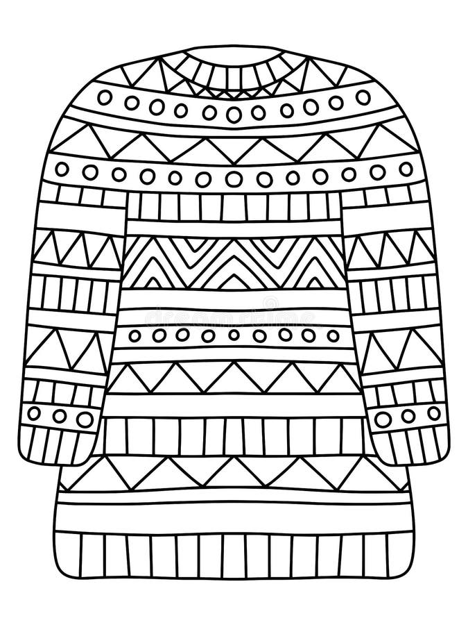 39+ fresh images Ugly Sweater Coloring Pages / Ugly Christmas Sweater