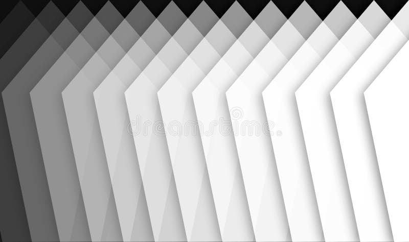Design template showing an abstract gradient of white and black from black to white, shapes are one pentagon position at equal distance with 7% of opacity down from black to white. Design template showing an abstract gradient of white and black from black to white, shapes are one pentagon position at equal distance with 7% of opacity down from black to white