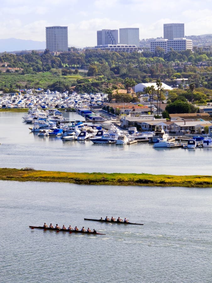 остров newport способа california пляжа стоковые фотографии rf остров newport способа california пляжа стоковые фотографии rf
