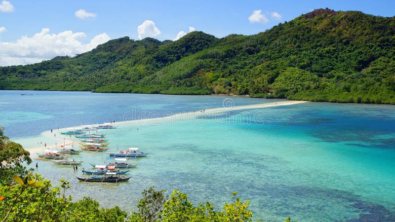 Остров змейки. El Nido, Филиппиныы стоковое изображение