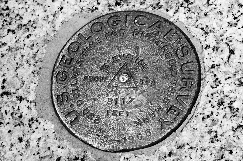 Close-up of a U.S. Geological Survey sign, Yosemite Valley, Yosemite National Park, California, USA. Close-up of a U.S. Geological Survey sign, Yosemite Valley, Yosemite National Park, California, USA