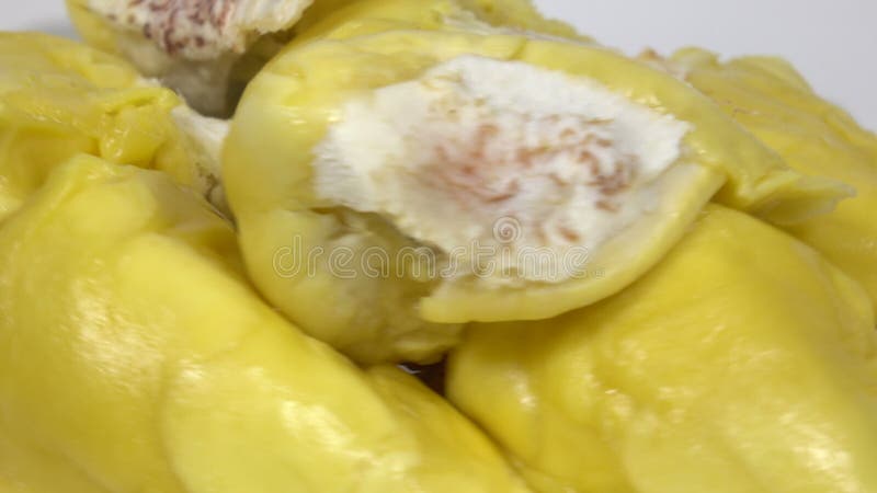 Плодоовощ лета очень вкусного желтого дуриана азиатский акции видеоматериалы