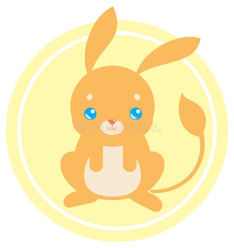 Плоское милое jerboa бесплатная иллюстрация Плоское милое jerboa бесплатная иллюстрация