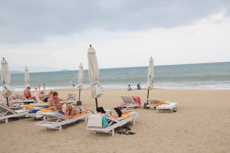 Пляж Вьетнама Nha Trang стоковое изображение Пляж Вьетнама Nha Trang стоковое изображение