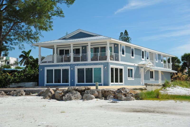 A Large New Beach House. A Large New Beach House