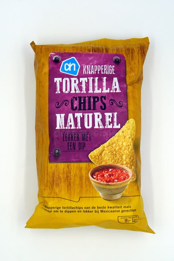 Пакет АХ naturel обломоков Tortilla стоковое изображение rf Пакет АХ naturel обломоков Tortilla стоковое изображение rf