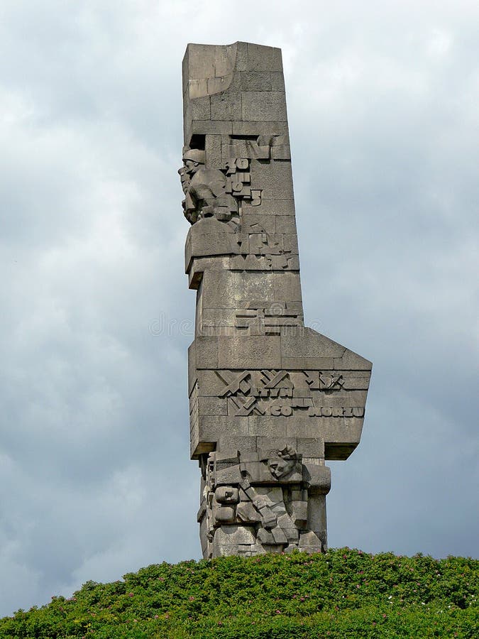 Памятник к защитникам Westerplatte в „sk GdaÅ в Pola стоковые изображения rf Памятник к защитникам Westerplatte в „sk GdaÅ в Pola стоковые изображения rf