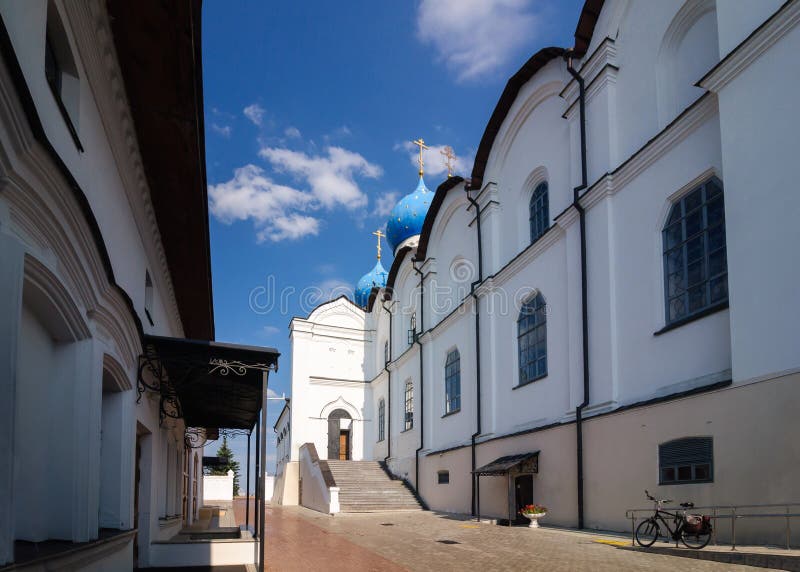 Памятник столетия XVI, Казань собора аннунциации архитектурноакустический, Россия стоковое изображение rf Памятник столетия XVI, Казань собора аннунциации архитектурноакустический, Россия стоковое изображение rf