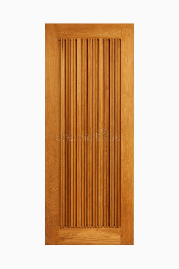 Панель двери Teak деревянная на изолированной белой предпосылке стоковое фото rf Панель двери Teak деревянная на изолированной белой предпосылке стоковое фото rf