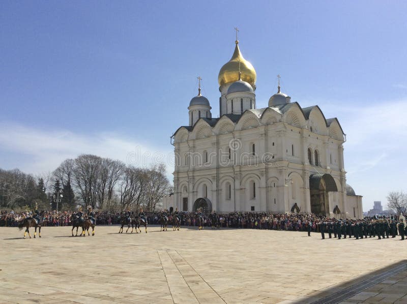 Парад установки предохранителя в Москве Кремле стоковые фотографии rf Парад установки предохранителя в Москве Кремле стоковые фотографии rf