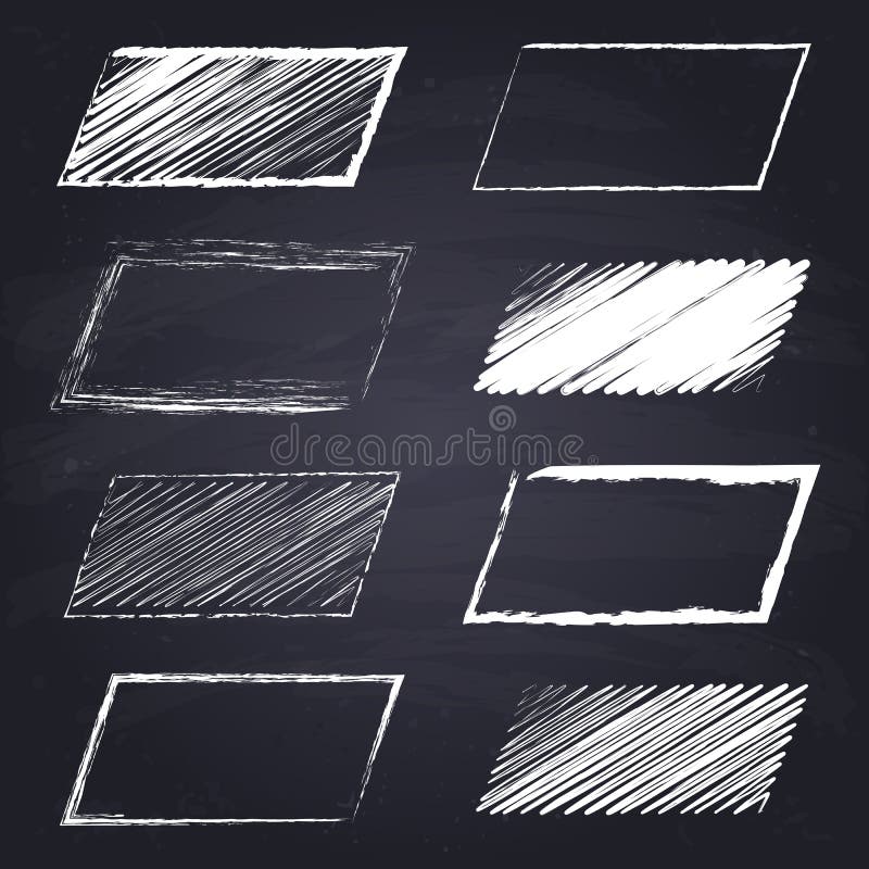 Параллелограмм нарисованный мелом на предпосылке доски Иллюстрация ...