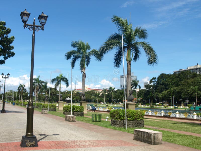 Rizal Park, also known as Luneta Park or simply Luneta, is a historical urban park in the Philippines. Located along Roxas Boulevard, Manila, adjacent to the old walled city of Intramuros, it is one of the largest urban parks in Asia. Rizal Park, also known as Luneta Park or simply Luneta, is a historical urban park in the Philippines. Located along Roxas Boulevard, Manila, adjacent to the old walled city of Intramuros, it is one of the largest urban parks in Asia.