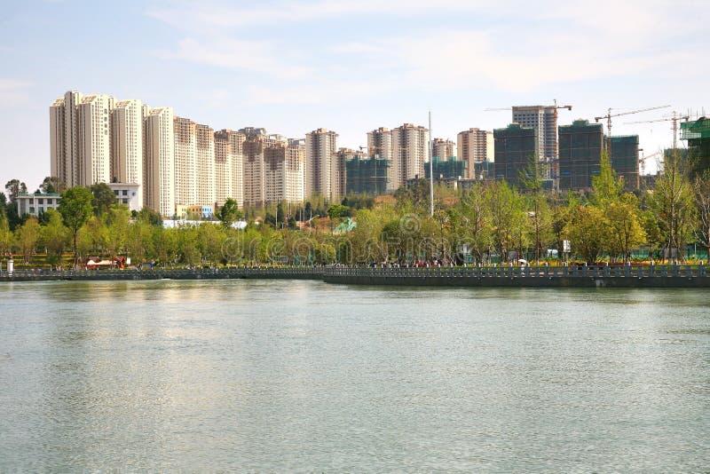 Парк водопада Kunming в Kunming, Китае стал самым большим парком водопада в Азии стоковое изображение Парк водопада Kunming в Kunming, Китае стал самым большим парком водопада в Азии стоковое изображение