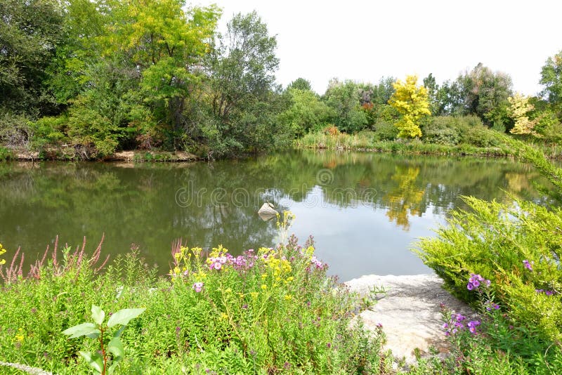 A pond in Kathryn Albertson Park, Boise, Idaho. A pond in Kathryn Albertson Park, Boise, Idaho.