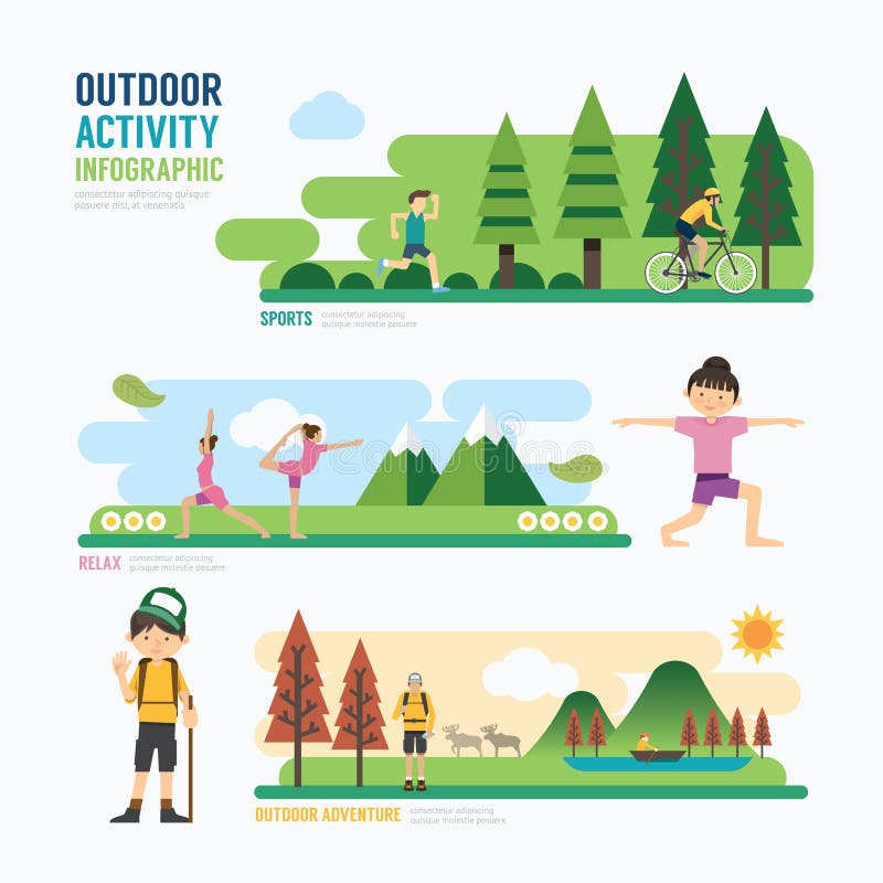 Парки и внешний дизайн Infographic activityTemplate концепция v бесплатная иллюстрация Парки и внешний дизайн Infographic activityTemplate концепция v бесплатная иллюстрация