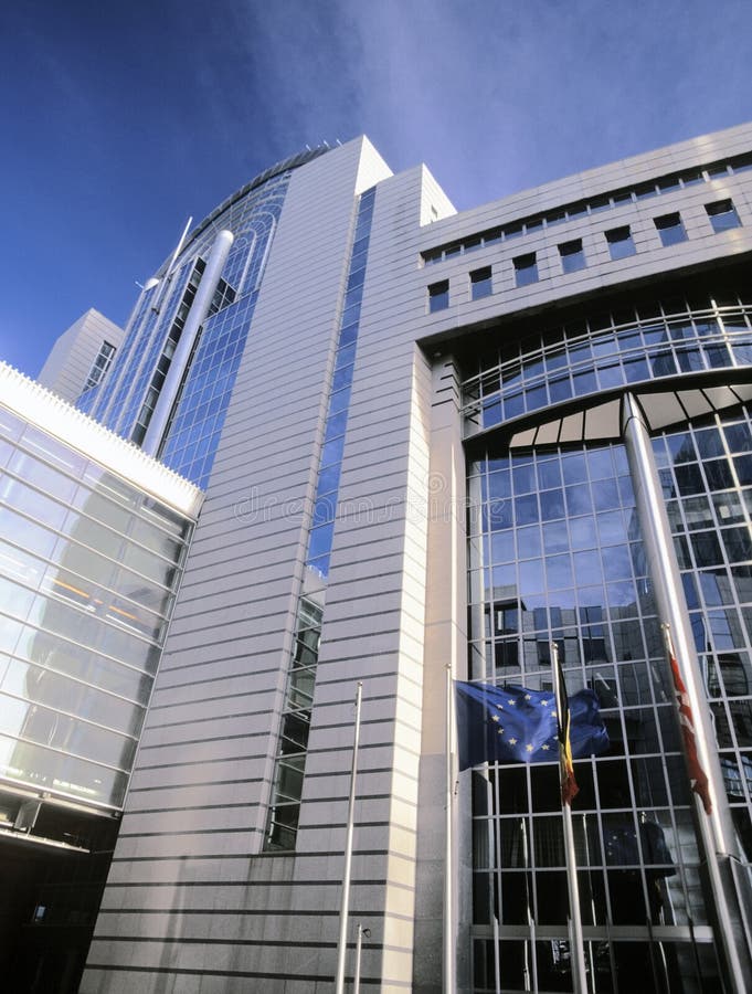 парламент европы eu здания Бельгии brussels стоковая фотография rf парламент европы eu здания Бельгии brussels стоковая фотография rf