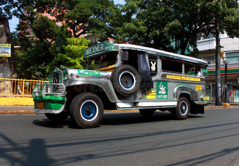 пассажир jeepney стоковые изображения rf пассажир jeepney стоковые изображения rf