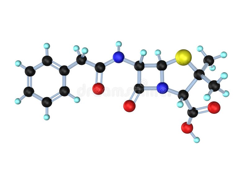 пенициллин g иллюстрация штока. иллюстрации насчитывающей воспаление .