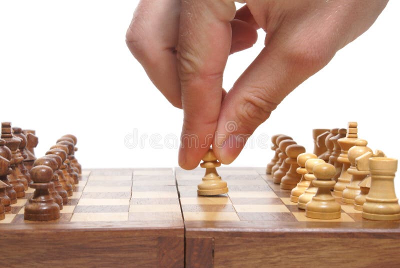 The first step in a chess competition. The first step in a chess competition