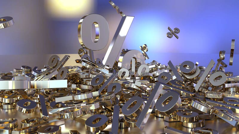 перевод 3D большое количество знаков процентов падая в кучу Большой знак процентов среди малых знаков бесплатная иллюстрация перевод 3D большое количество знаков процентов падая в кучу Большой знак процентов среди малых знаков бесплатная иллюстрация