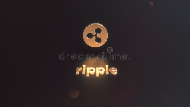 перевод 3D логотипа cryptocurrency ПУЛЬСАЦИИ золотого иллюстрация вектора перевод 3D логотипа cryptocurrency ПУЛЬСАЦИИ золотого иллюстрация вектора
