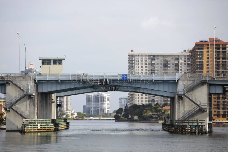 Stock photo of a draw bridge. Stock photo of a draw bridge