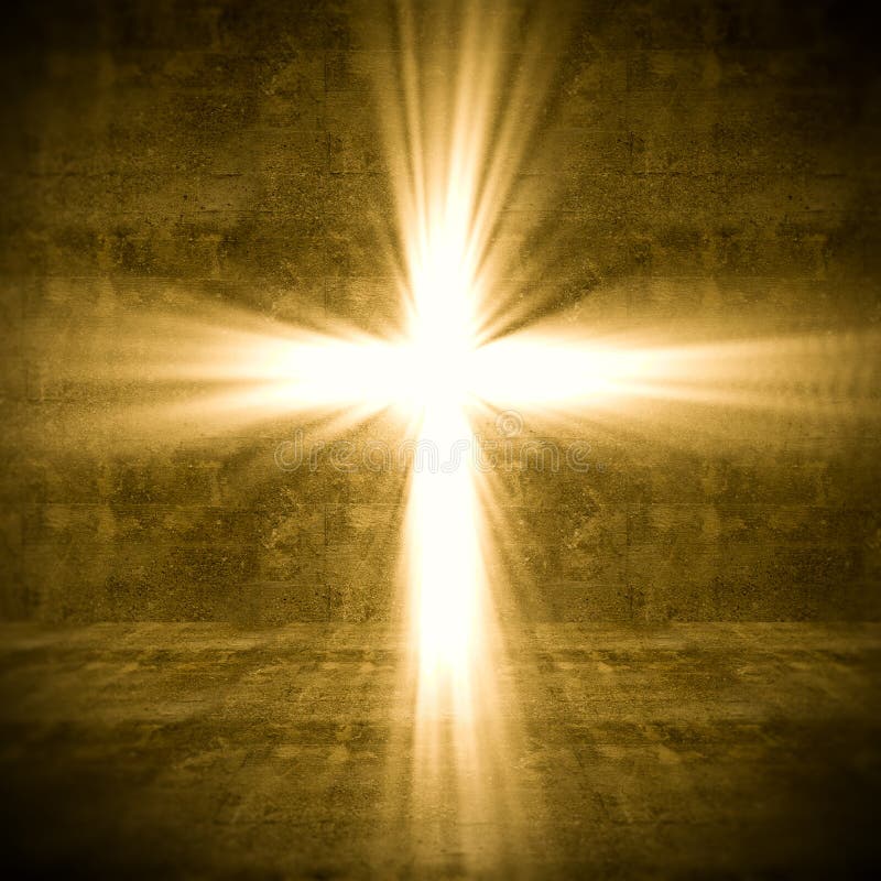 3d image of cross of light. 3d image of cross of light