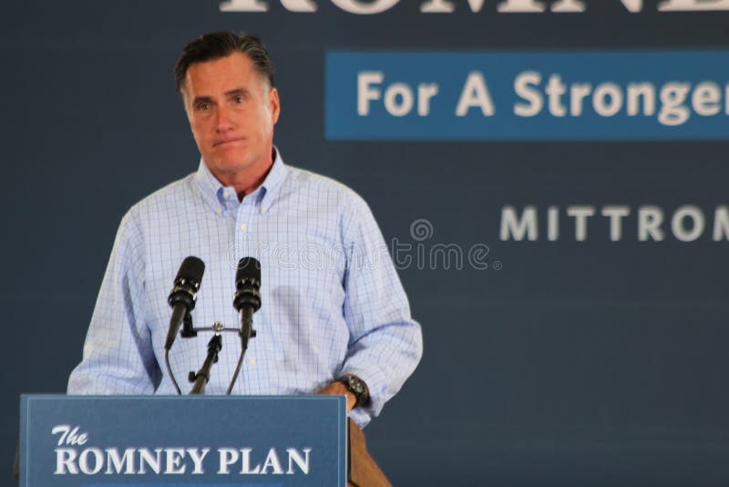 Mitt Romney, the USA Republican Presidential candidate for 2012, addresses the crowd in Golden, Colorado on August 2, 2012. Mitt Romney, the USA Republican Presidential candidate for 2012, addresses the crowd in Golden, Colorado on August 2, 2012.