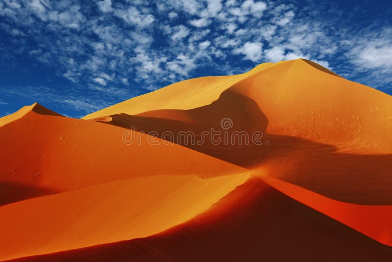 Песчанная дюна в Sossusvlei стоковая фотография Песчанная дюна в Sossusvlei стоковая фотография