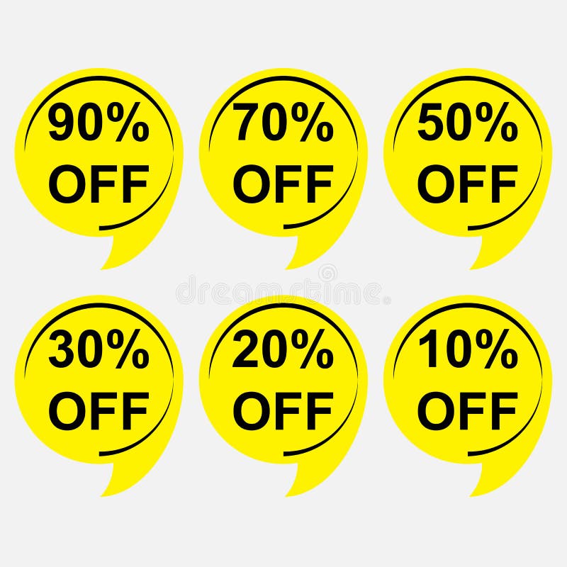 Discount Super Sale, weekend special offer speech yellow banner. vector illustration.