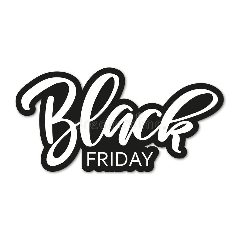 Black Friday sale inscription design template. Black Friday Super Sale offer. Discount offer presentation. royalty free illustration.