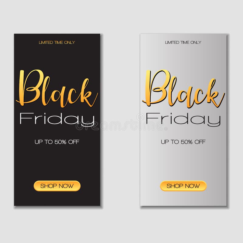 Black Friday sale inscription mobile design template. Black Friday Super Sale offer. Discount offer presentation. stock illustration.