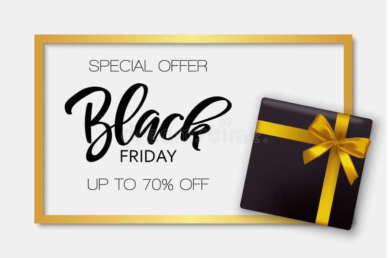 Black Friday sale inscription design template. Black Friday Super Sale offer. Discount offer presentation. vector illustration.