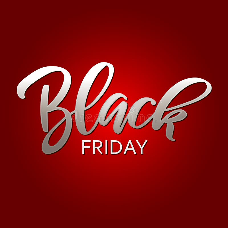 Black Friday sale inscription design template and banner. Discount offer presentation. Creative concept for sales season. royalty free illustration