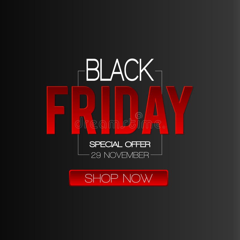 Black Friday sale inscription design template. Black Friday Super Sale offer. Discount offer presentation. stock illustration.