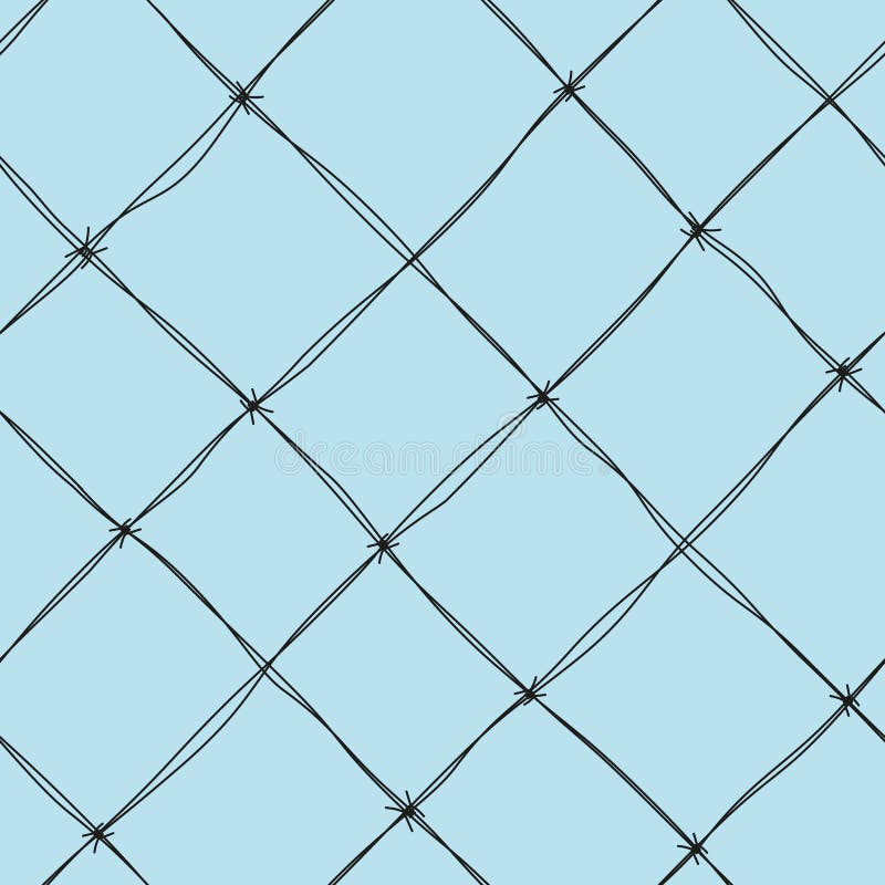 Barbed wire grill stock vector. Illustration of geometric 198939187