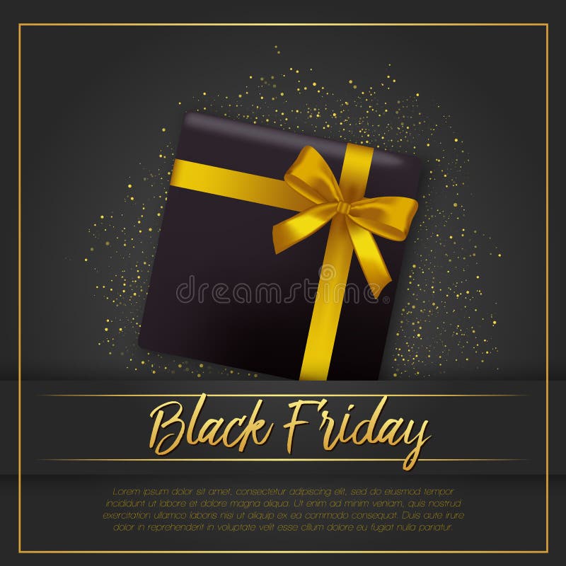 Black Friday sale inscription design template and banner. Discount offer presentation. Creative concept for sales season. vector illustration