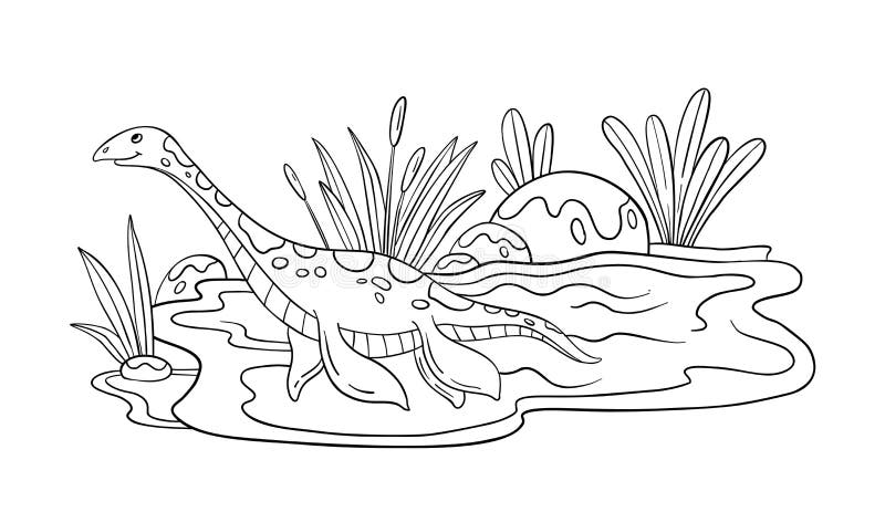 32 best ideas for coloring | Water Dinosaur Coloring Pages