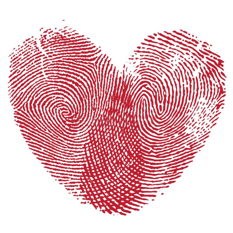 Vector heart, man and woman fingerprint valentine romantic background. Design element. Vector heart, man and woman fingerprint valentine romantic background. Design element.