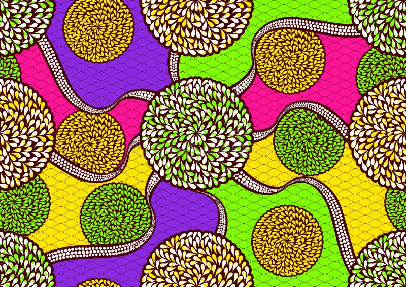 African fashion seamless pattern ornament in vibrant colours, picture art and abstract background for Fabric Print, Scarf, Shawl, Carpet, Kerchief, Handkerchief, vector illustration file EPS10. African fashion seamless pattern ornament in vibrant colours, picture art and abstract background for Fabric Print, Scarf, Shawl, Carpet, Kerchief, Handkerchief, vector illustration file EPS10.