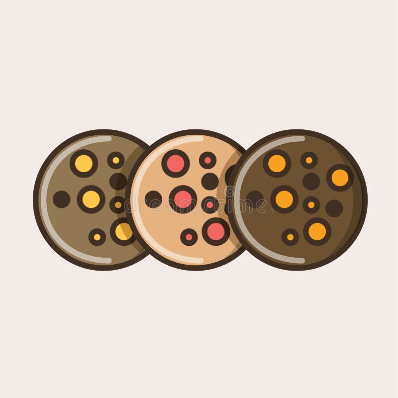 Печенья обломока Choco с апельсином и шоколадом бесплатная иллюстрация