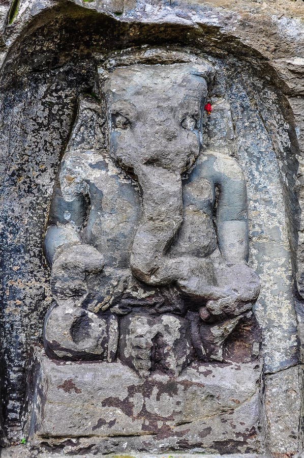 Пещера слона в Goa Gajah, Бали, Индонезии стоковые фото Пещера слона в Goa Gajah, Бали, Индонезии стоковые фото