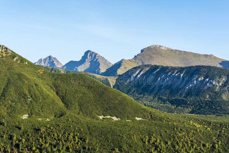 Пики в Belianske Tatras стоковое изображение Пики в Belianske Tatras стоковое изображение