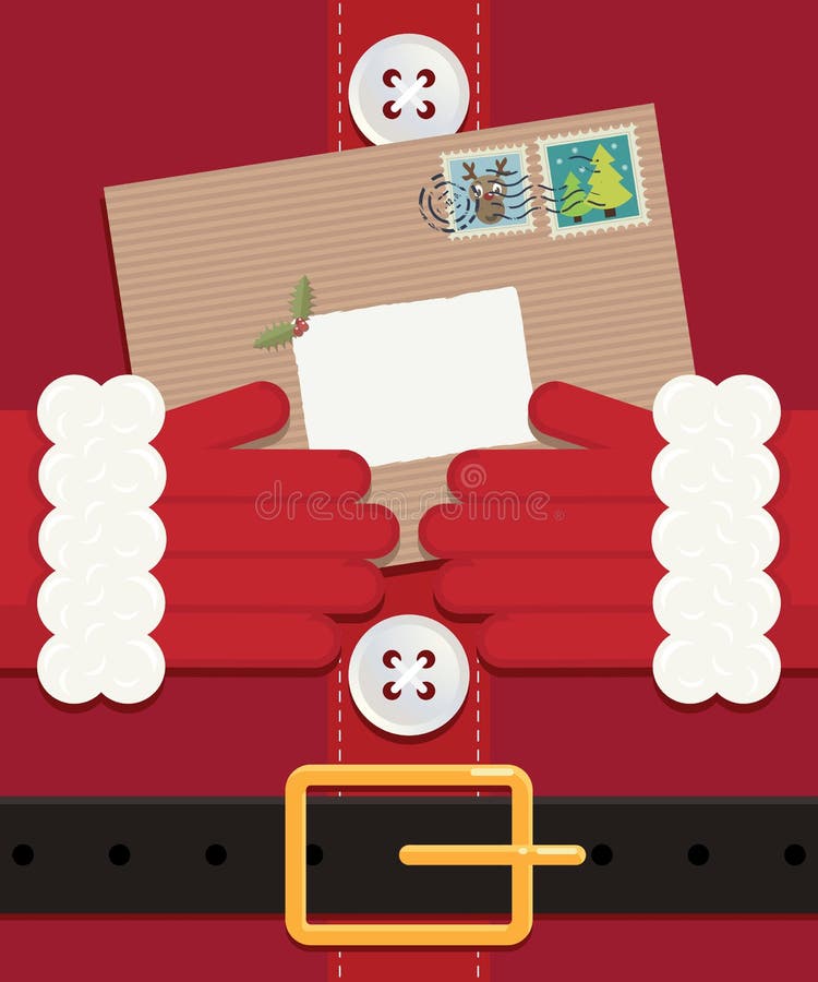 письмо santa к бесплатная иллюстрация письмо santa к бесплатная иллюстрация