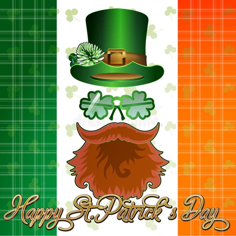 Плакат или знамя открытки для St. Patrick sDay бесплатная иллюстрация Плакат или знамя открытки для St. Patrick sDay бесплатная иллюстрация